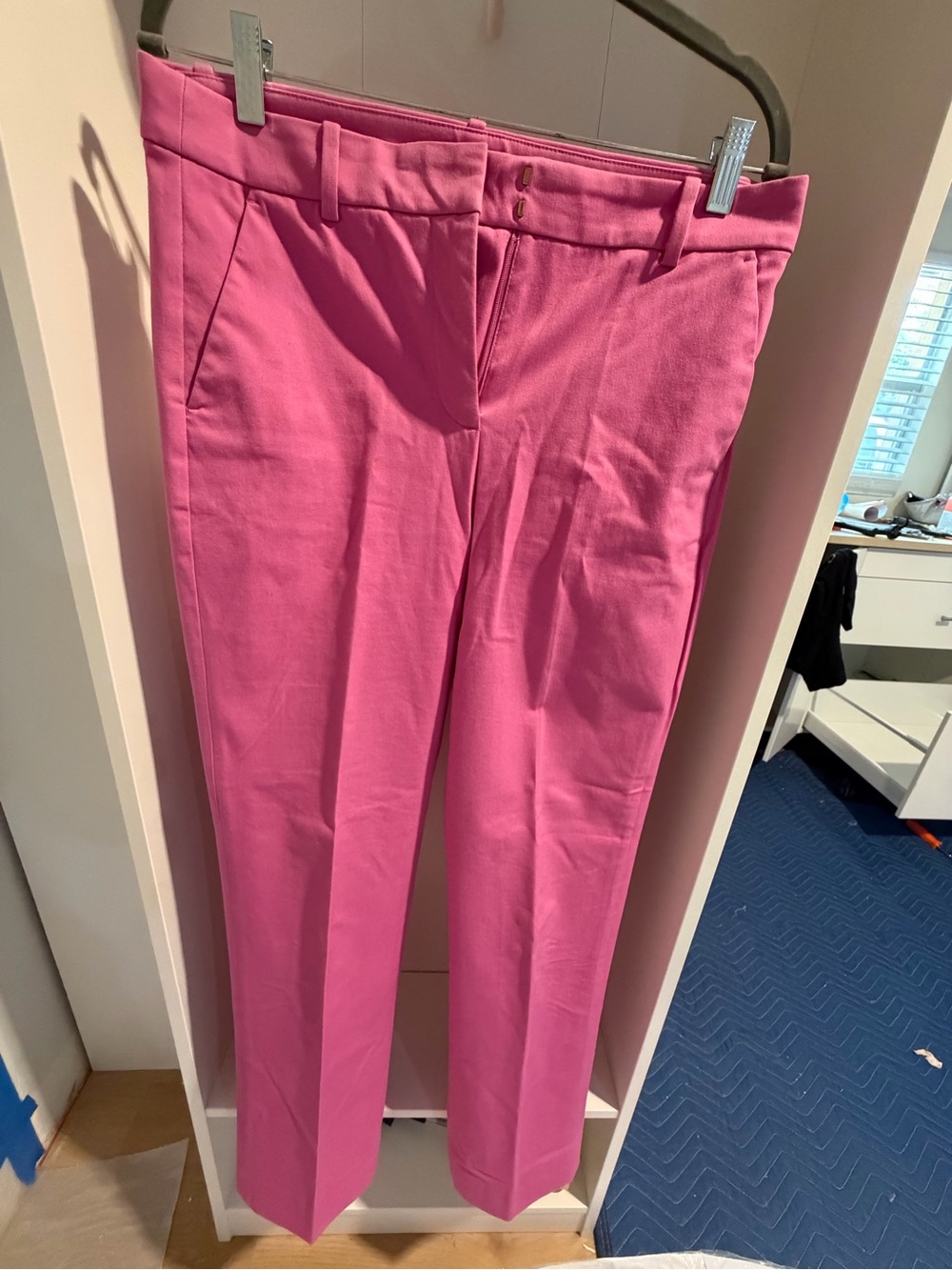 J. Crew Pink Women's Straight-Leg Dress Pants